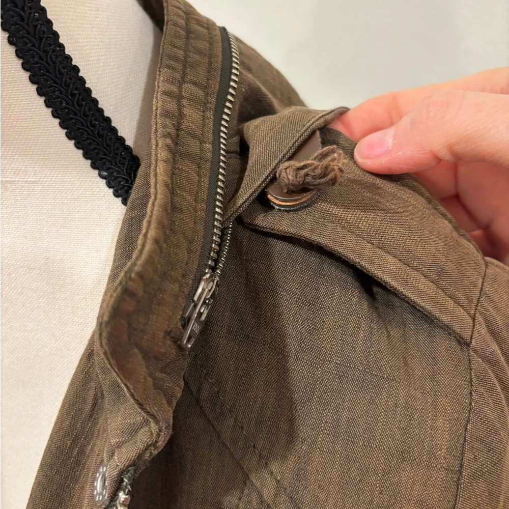 New Haven by Madewell Brown Women's Utility Jacket 100% Cotton, S